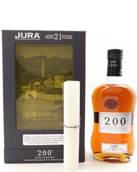 Isle of Jura 21 Year 200th Anniversary Single Jura Malt Scotch Whisky 70 cl 44%